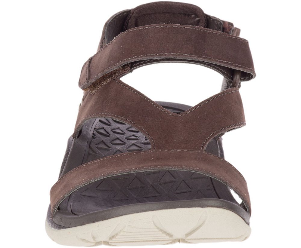 Merrell Sandaler Dame - Trailway Backstrap Læder - Brune - FME854326